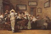 Frans Hals Merry Company (mk08) Sweden oil painting reproduction